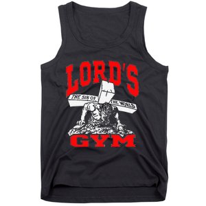 Lords Gym Lord's The Sin of World Jesus Premium Tank Top