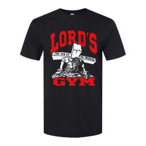 Lords Gym Lord's The Sin of World Jesus Premium Softstyle CVC T-Shirt