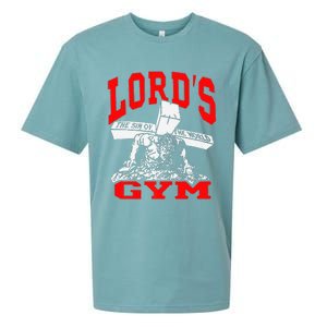 Lords Gym Lord's The Sin of World Jesus Premium Sueded Cloud Jersey T-Shirt