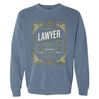 Lawyer Gift Garment-Dyed Sweatshirt