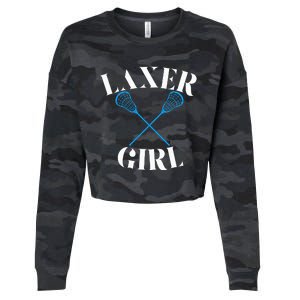 Lacrosse Girl Cropped Pullover Crew