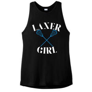 Lacrosse Girl Ladies PosiCharge Tri-Blend Wicking Tank