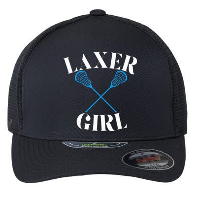 Lacrosse Girl Flexfit Unipanel Trucker Cap