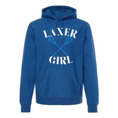 Lacrosse Girl Premium Hoodie