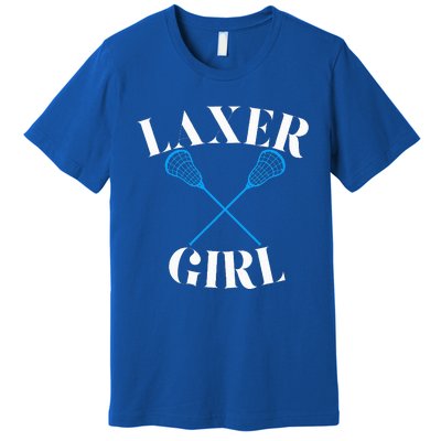 Lacrosse Girl Premium T-Shirt