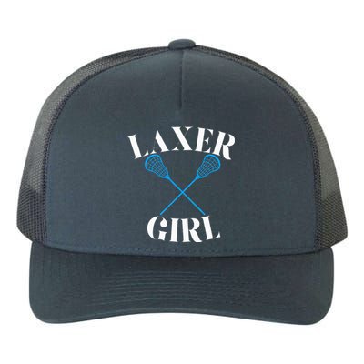 Lacrosse Girl Yupoong Adult 5-Panel Trucker Hat