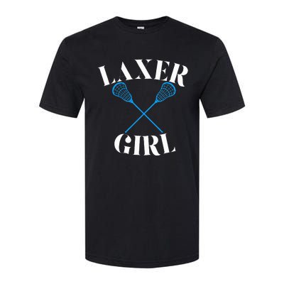 Lacrosse Girl Softstyle CVC T-Shirt