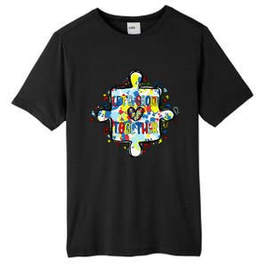 Lets Grow Love Together Autism Awareness Tall Fusion ChromaSoft Performance T-Shirt