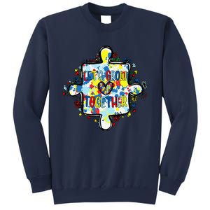 Lets Grow Love Together Autism Awareness Sweatshirt