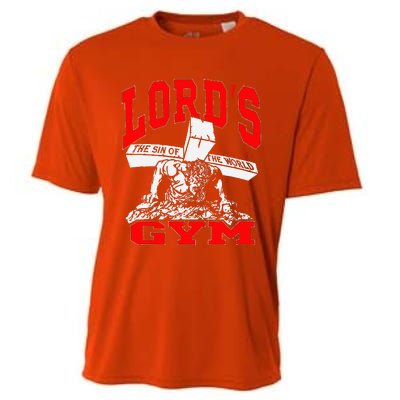 Lords Gym LordS The Sin Of World Jesus Cooling Performance Crew T-Shirt