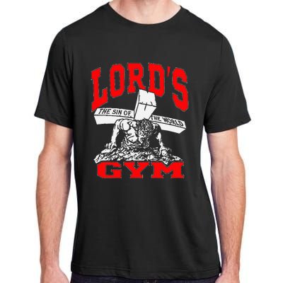 Lords Gym LordS The Sin Of World Jesus Adult ChromaSoft Performance T-Shirt