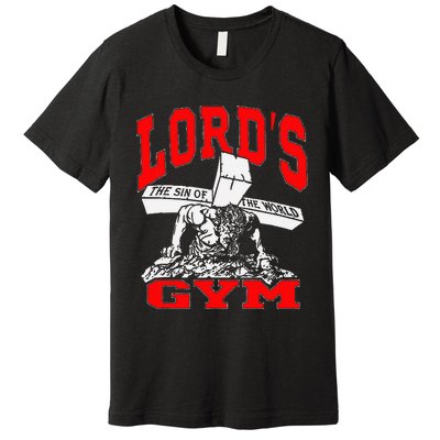 Lords Gym LordS The Sin Of World Jesus Premium T-Shirt