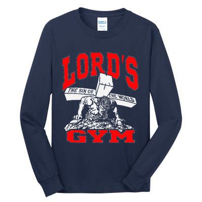 Lords Gym LordS The Sin Of World Jesus Tall Long Sleeve T-Shirt