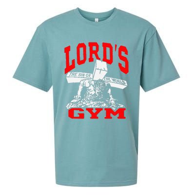 Lords Gym LordS The Sin Of World Jesus Sueded Cloud Jersey T-Shirt