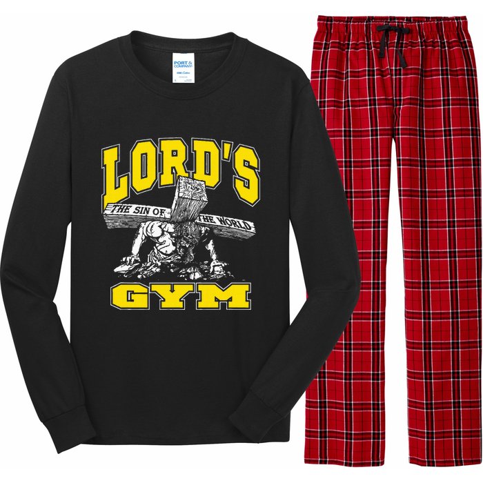 Lords Gym LordS The Sin Of World Jesus Long Sleeve Pajama Set