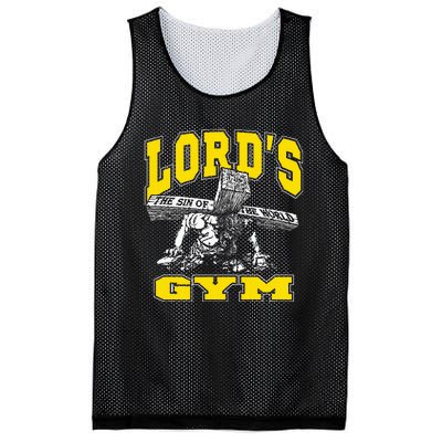 Lords Gym LordS The Sin Of World Jesus Mesh Reversible Basketball Jersey Tank