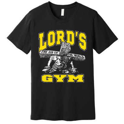 Lords Gym LordS The Sin Of World Jesus Premium T-Shirt