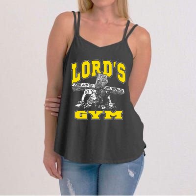 Lords Gym LordS The Sin Of World Jesus Women's Strappy Tank