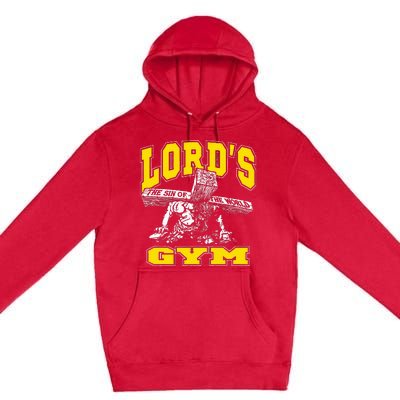 Lords Gym LordS The Sin Of World Jesus Premium Pullover Hoodie