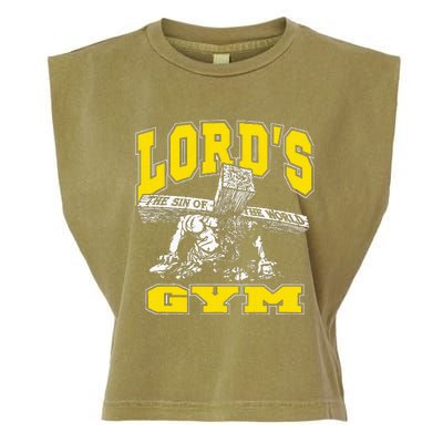 Lords Gym LordS The Sin Of World Jesus Garment-Dyed Women's Muscle Tee