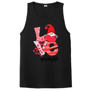 Love Granny Life Gnomie Valentine's Day Gift Granny Gift PosiCharge Competitor Tank