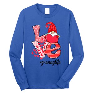 Love Granny Life Gnomie Valentine's Day Gift Granny Gift Long Sleeve Shirt