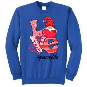 Love Granny Life Gnomie Valentine's Day Gift Granny Gift Sweatshirt