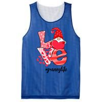 Love Granny Life Gnomie Valentine's Day Gift Granny Gift Mesh Reversible Basketball Jersey Tank