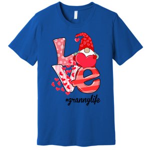 Love Granny Life Gnomie Valentine's Day Gift Granny Gift Premium T-Shirt