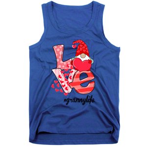 Love Granny Life Gnomie Valentine's Day Gift Granny Gift Tank Top