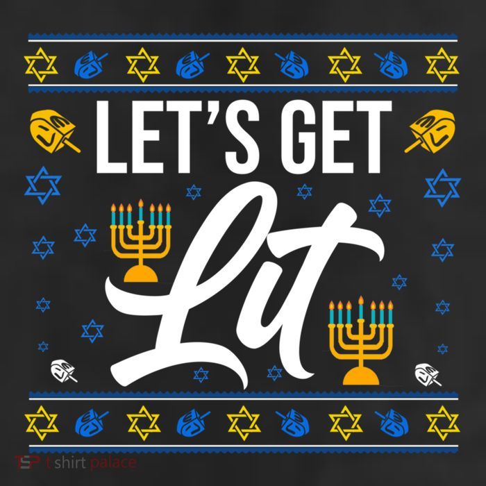 LetS Get Lit Funny Christmas Hanukkah Jewish Gift Cool Comfort Performance Bucket Hat
