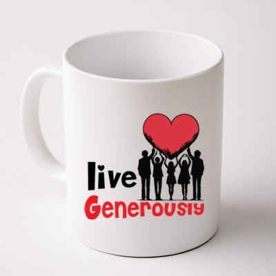 Live Generously Coffee Mug