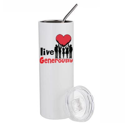 Live Generously Stainless Steel Tumbler