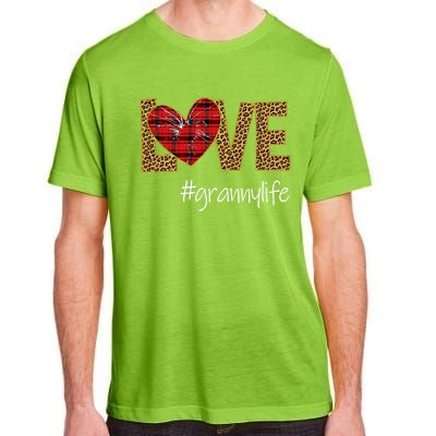 Love Granny Life Leopard Funny Mother Day Gift Meaningful Gift Adult ChromaSoft Performance T-Shirt