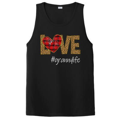 Love Granny Life Leopard Funny Mother Day Gift Meaningful Gift PosiCharge Competitor Tank