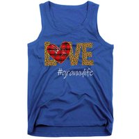 Love Granny Life Leopard Funny Mother Day Gift Meaningful Gift Tank Top