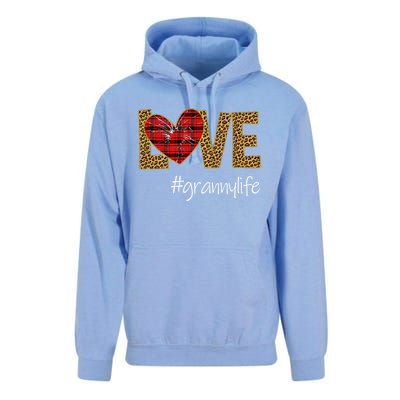 Love Granny Life Leopard Funny Mother Day Gift Meaningful Gift Unisex Surf Hoodie