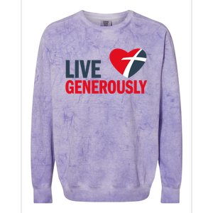 Living Generously Colorblast Crewneck Sweatshirt