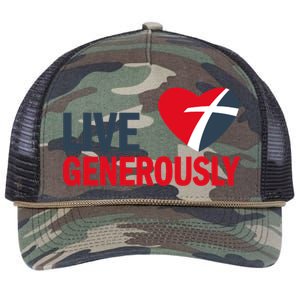 Living Generously Retro Rope Trucker Hat Cap