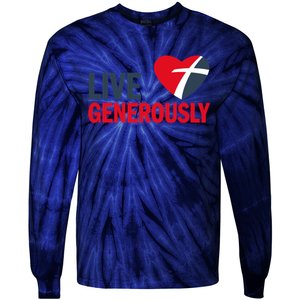 Living Generously Tie-Dye Long Sleeve Shirt