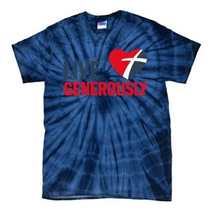 Living Generously Tie-Dye T-Shirt