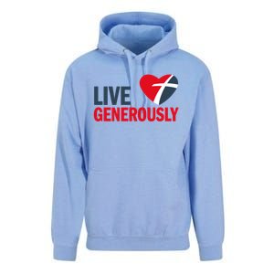 Living Generously Unisex Surf Hoodie