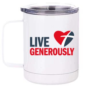 Living Generously 12 oz Stainless Steel Tumbler Cup