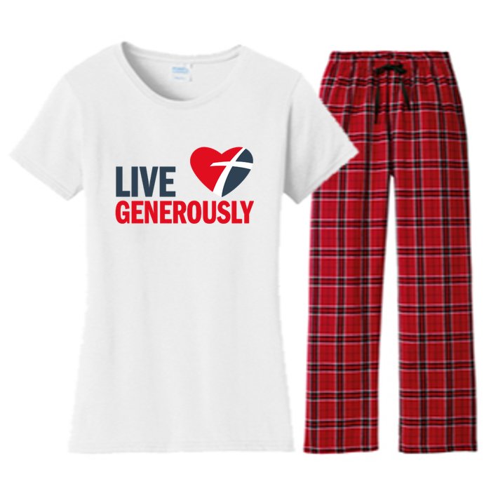 Living Generously Women's Flannel Pajama Set