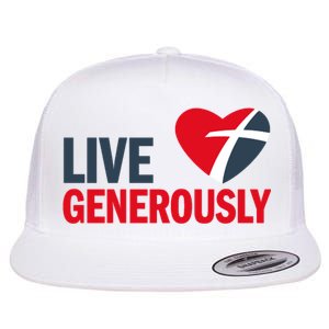 Living Generously Flat Bill Trucker Hat