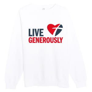 Living Generously Premium Crewneck Sweatshirt