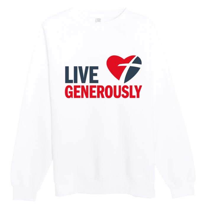 Living Generously Premium Crewneck Sweatshirt