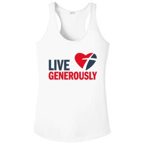 Living Generously Ladies PosiCharge Competitor Racerback Tank