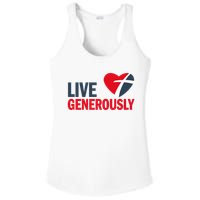 Living Generously Ladies PosiCharge Competitor Racerback Tank