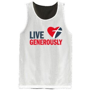 Living Generously Mesh Reversible Basketball Jersey Tank